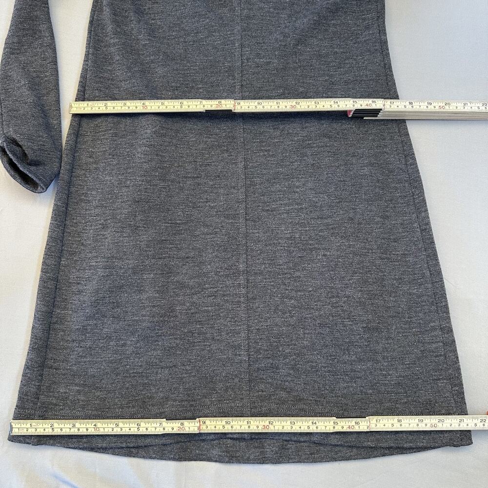Burberry Brit Dress Womens Small Sz 2 Wool High Neck Novacheck Pockets - Picture 14 of 16